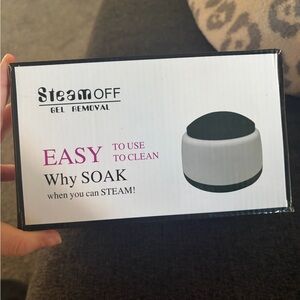 New SteamOff Gel Removal Device
